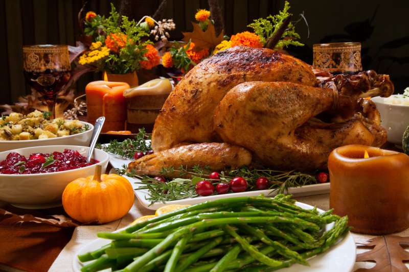 a healthy Thanksgiving meal in Ridgefield